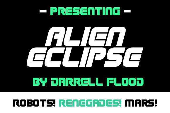 Alien Eclipse: A Futuristic Display Font for Web Design