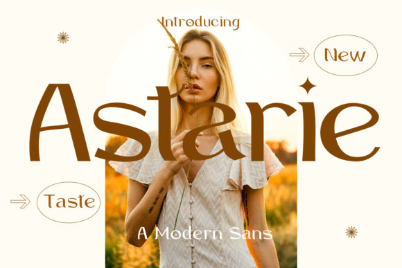 Astarie: A Modern Display Font for Stunning Web Design