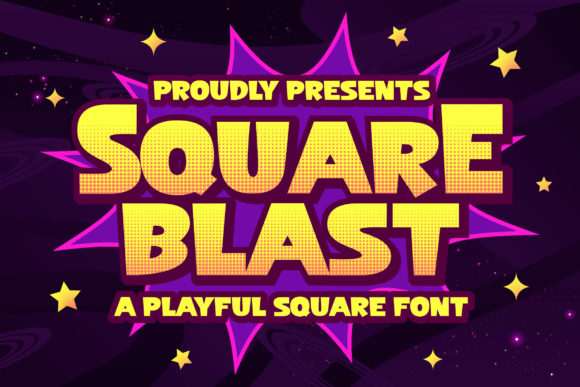 Boost Your Brand with Square Blast: A Playful Display Font