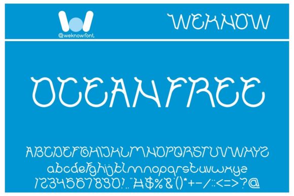 Bring Your Creations to Life with Ocean Free Font