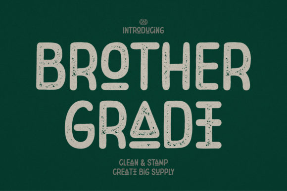 Brother Grade: A Versatile Display Font for Creative Projects