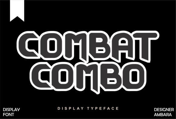 Combat Combo: A Bold Display Font for Your Brand