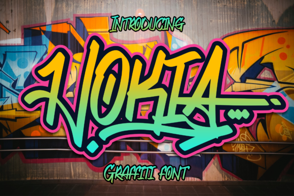 Discover Hokia: A Versatile Graffiti Display Font for Editorial Design