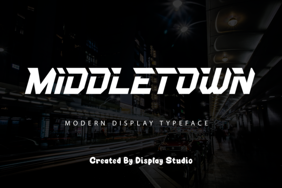 Discover Middletown: A Modern Display Font for Editorial Design
