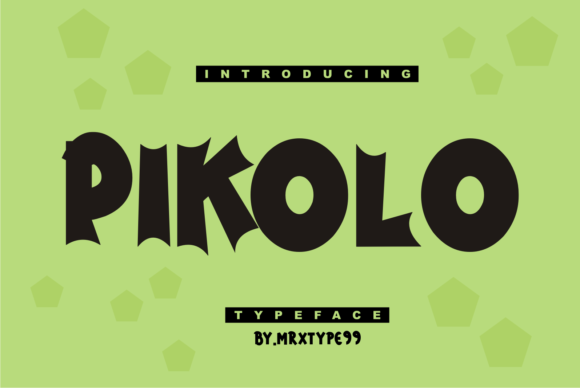 Discover Pikolo: A Bold and Inviting Display Font