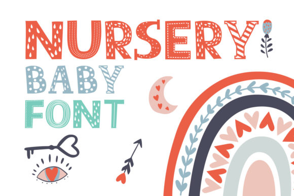 Discovering Nursery Baby: A Charming Display Font for Editorial Design