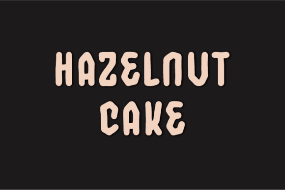 Enhance Your Brand with Hazelnut Cake Font