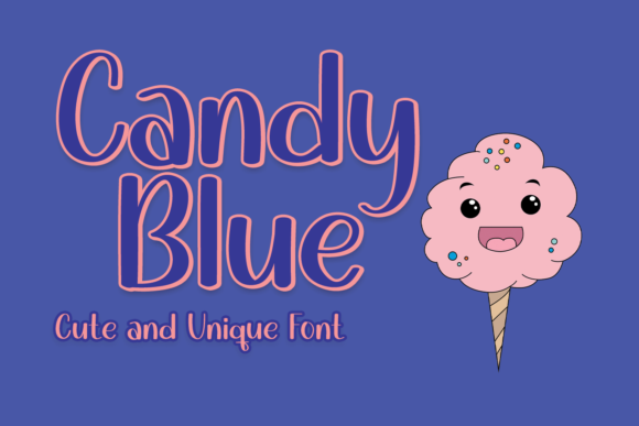 Exploring Candy Blue: A Sweet and Bold Typeface