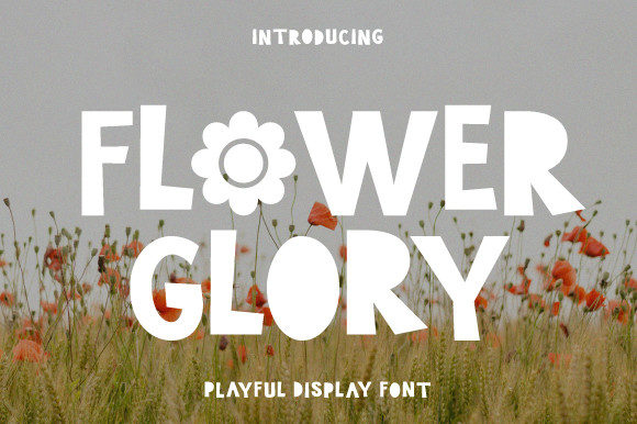 Flower Glory: A Bold and Playful Display Font