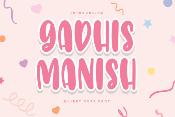 Gadhis Manish: A Bold and Expressive Display Font