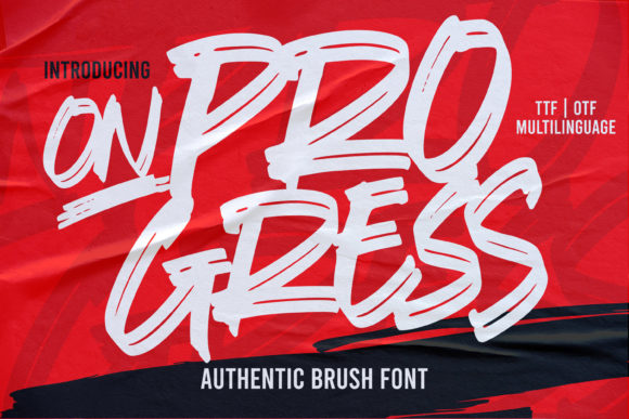 On Progress: A Dynamic Font for Editorial Design