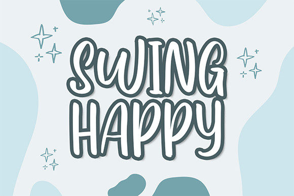 Swing Happy: A Fun and Friendly Display Font for Creative Campaigns