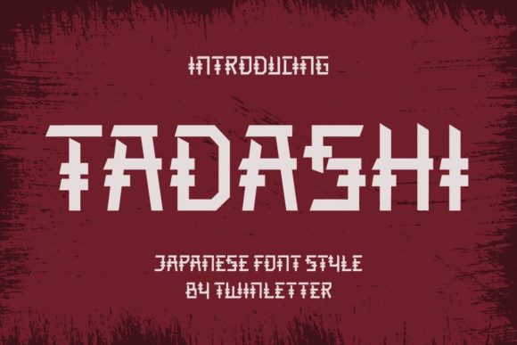 Tadashi: A Cool Display Font for Modern Branding