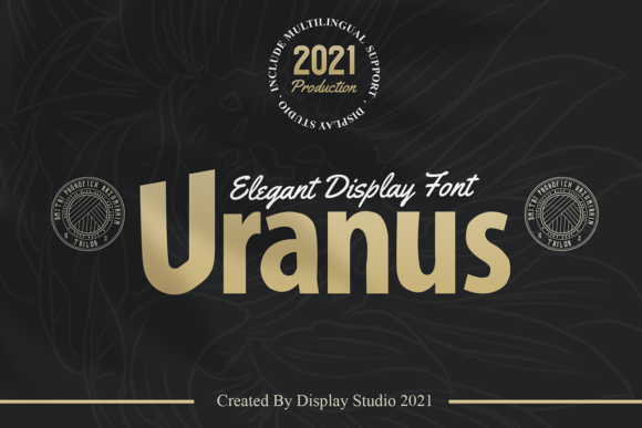 Uranus: A Versatile Display Typeface for Editorial Design